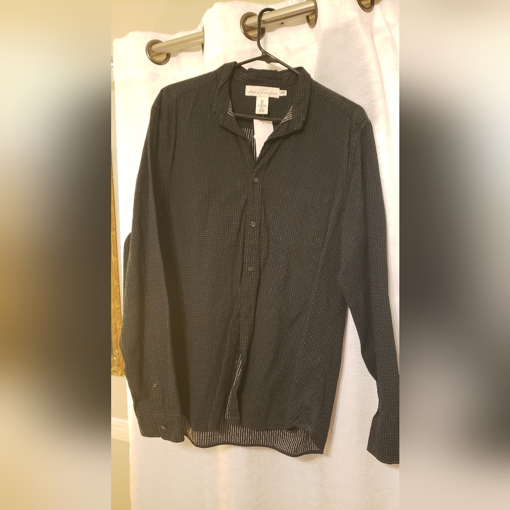 Large Label of Goods Button Down Shirt